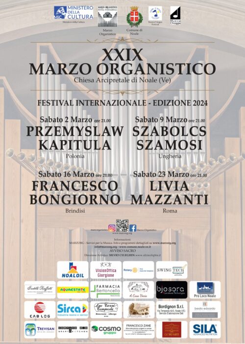 XXIX FESTIVAL MARZO ORGANISTICO 2024