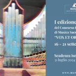 I edizione del Concorso Internazionale di Musica Sacra  “VOX ET ORGANUM”.