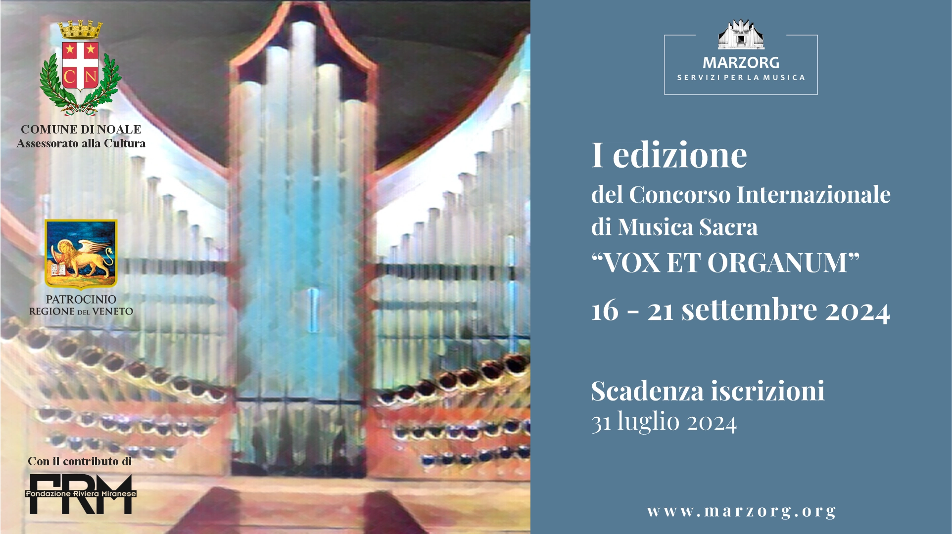 I Edizione Del Concorso Internazionale Di Musica Sacra “VOX ET ORGANUM”