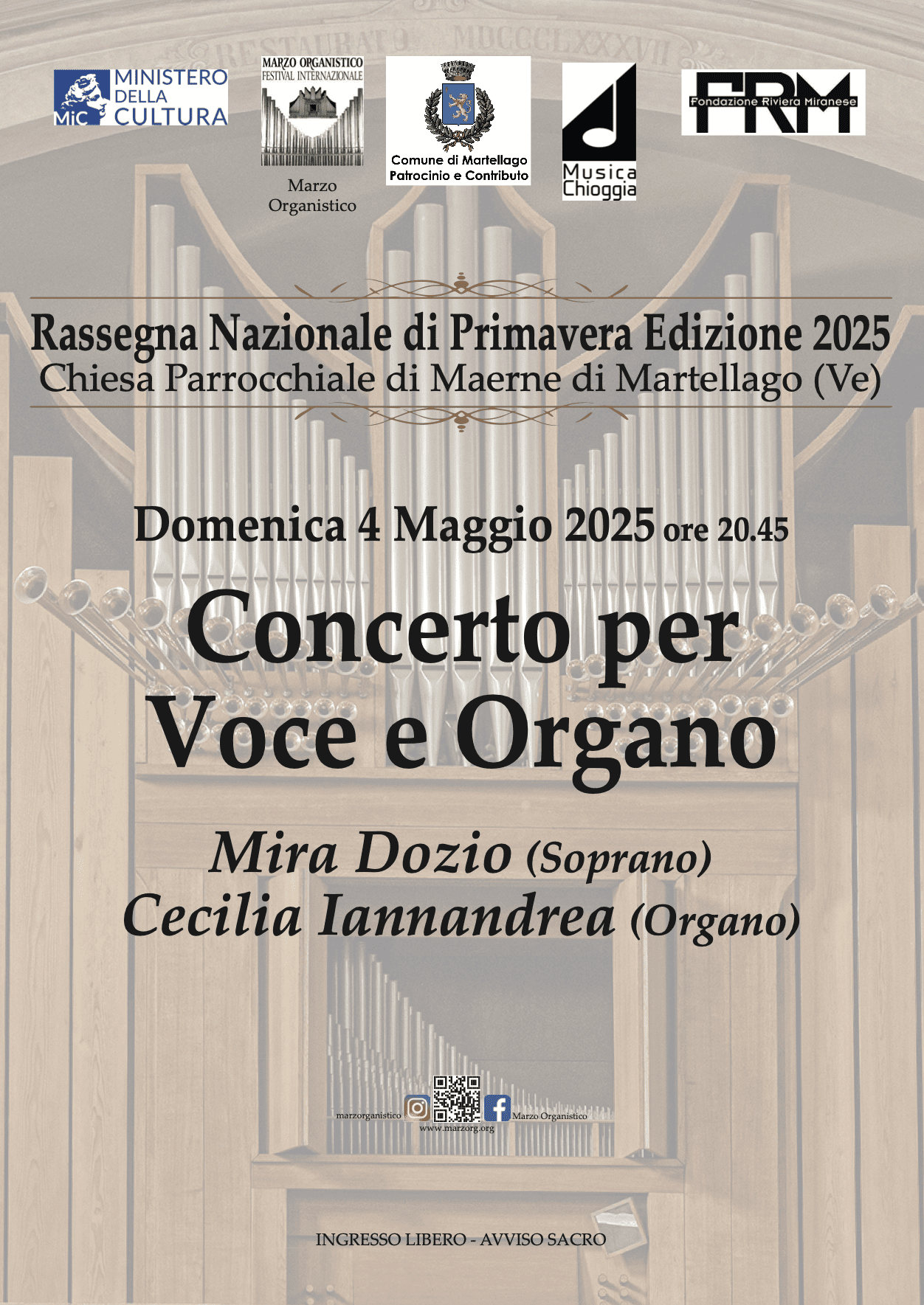 Al momento stai visualizzando CONCERTO  – 4 MAGGIO 2025