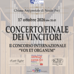 CONCERTO FINALE DEI VINCITORI – II CONCORSO INTERNAZIONALE “VOX ET ORGANUM”