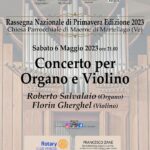 Organo e Violino – 6 maggio 2023