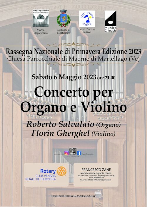 Organo e Violino – 6 maggio 2023