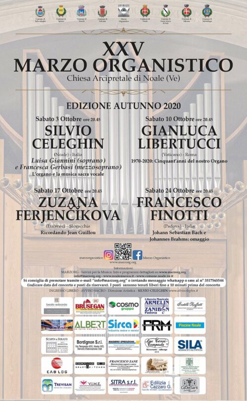 XXV Festival Marzo Organistico 2020 (emergenza Covid)